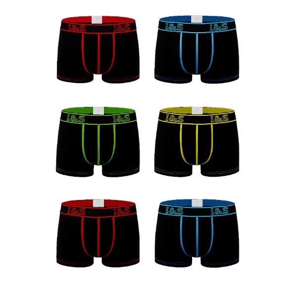 I & S  BOXER 6 PACK 