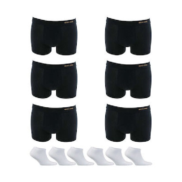 UOMO BOXER ΜΑΥΡΟ MULTIPACK