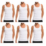ONUREL 103 Ανδρικές Φανέλες Ράντα 6Pack Λευκές