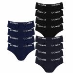UOMO ΣΛΙΠ 12PACK ΜΑΥΡΟ ΜΠΛΕ ΓΚΡΙ MULTIPACK