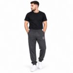 φόρμα με λάστιχο Ανθρακί BODY FREE – μπροστινή όψη
