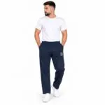 ανδρική χειμερινή φόρμα Μπλε σκούρο BODY FREE – μπροστινή όψη