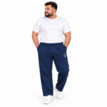 ανδρική χειμερινή φόρμα υπερμέγεθες Μπλε BODY FREE – μπροστινή όψη