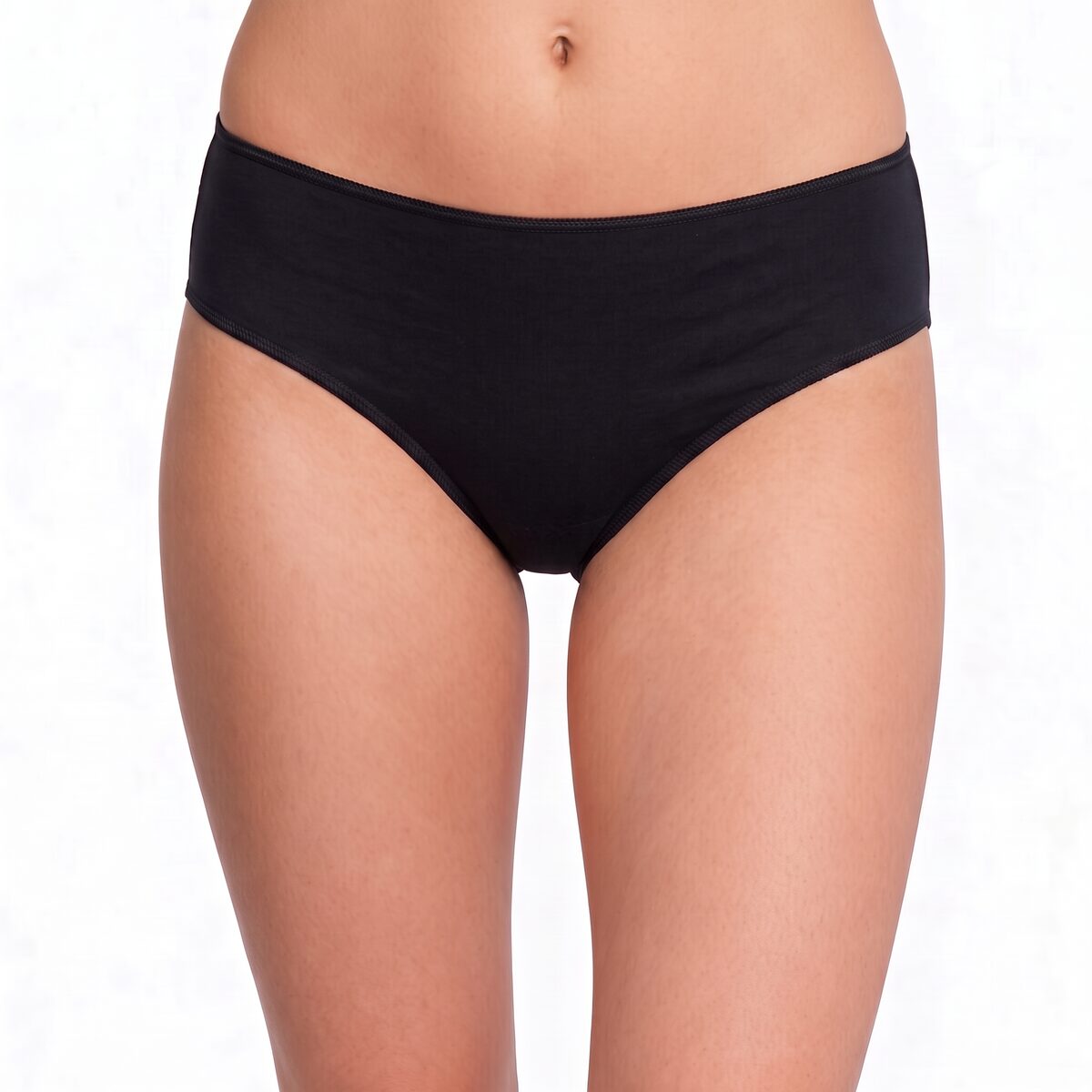 new-lilla-10006-black-1 Μαύρο βαμβακερό γυναικείο σλιπ New Lilla 10006 – μπροστινή όψη
