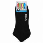 JOKERS μαύρα unisex πετσετέ σοσόνια 1-pack 36–40