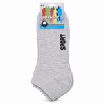 JOKERS γκρι unisex πετσετέ σοσόνια 1-pack 36–40